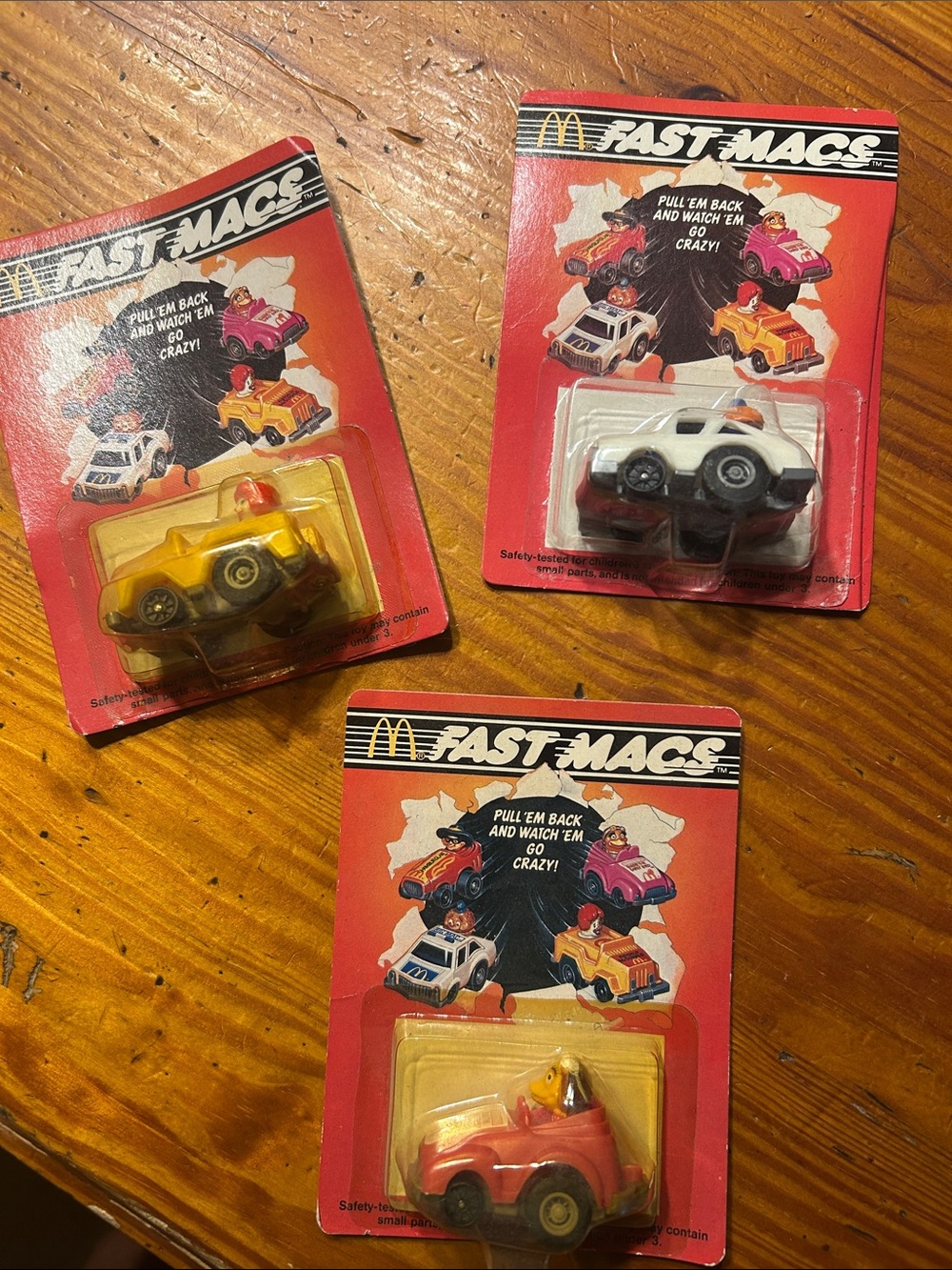 McDonald's Fast-Macs Kids Toy Vehicle -